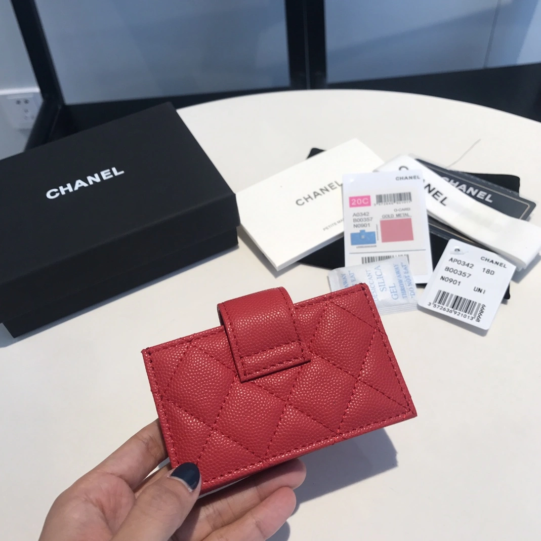 WellDesigned 8577 Chanel AAA Quality Card Case For Women