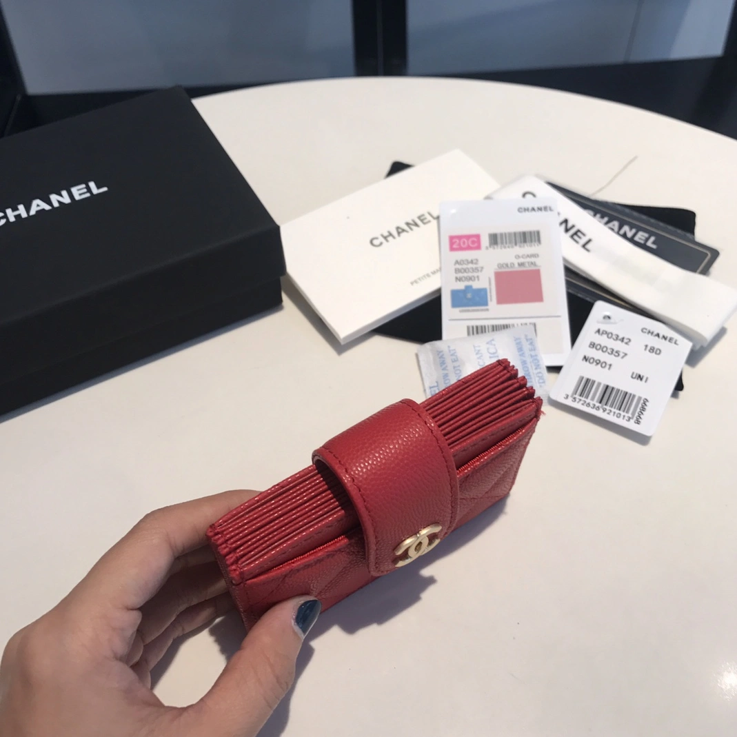 WellDesigned 8577 Chanel AAA Quality Card Case For Women - Image 3