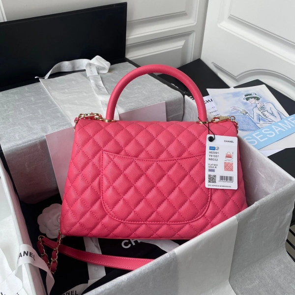 CHANEL LARGE FLAP BAG WITH TOP HANDLE Comfortable 991 - Image 3