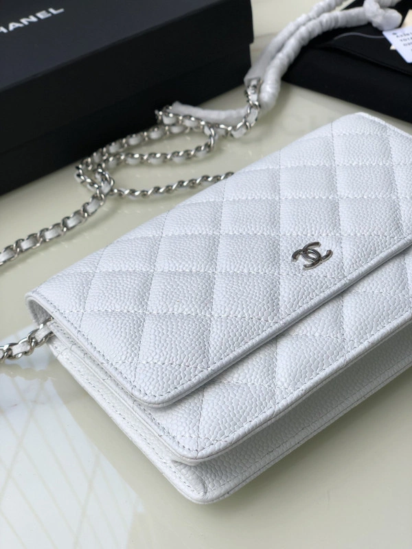 CHANEL CHAIN WALLET CAVIAR DailyWear 1359 - Image 3