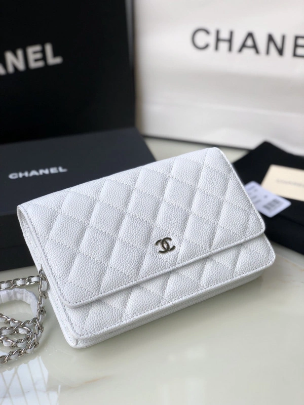 CHANEL CHAIN WALLET CAVIAR DailyWear 1359 - Image 5