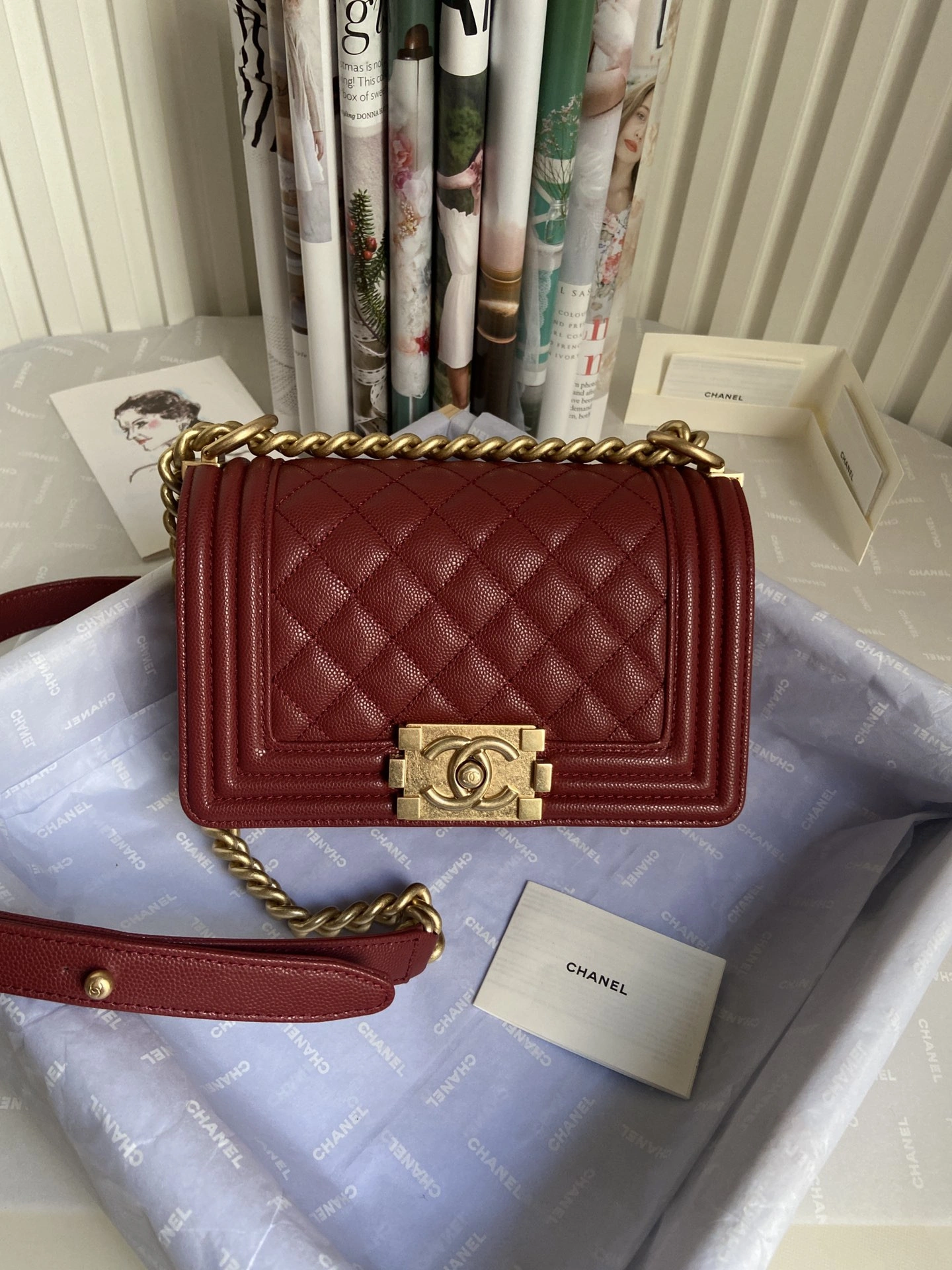 AllSeason CHANEL BOY BAG 215 - Image 7