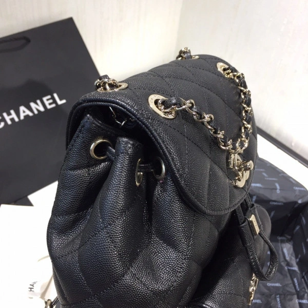 UrbanStyle CHANEL BACKPACK IN CAVIAR WITH GOLD HARDWARE 152 - Image 6