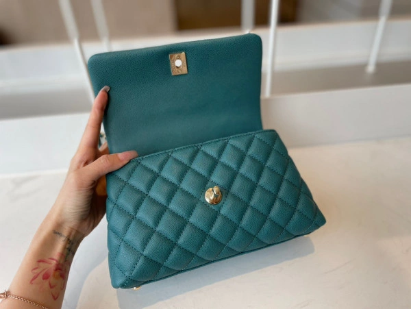 CHANEL FLAP BAG WITH TOP HANDLE Popular 999 - Image 8