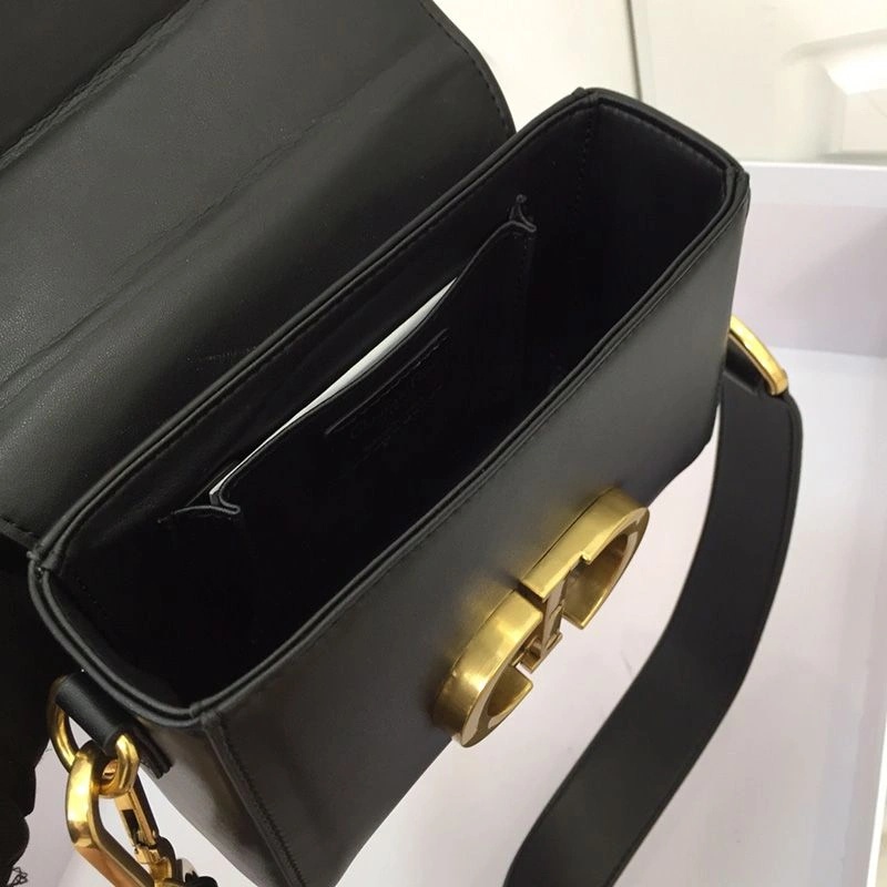 Dior 30 Montaigne Box Bag Calfskin Black - Image 4