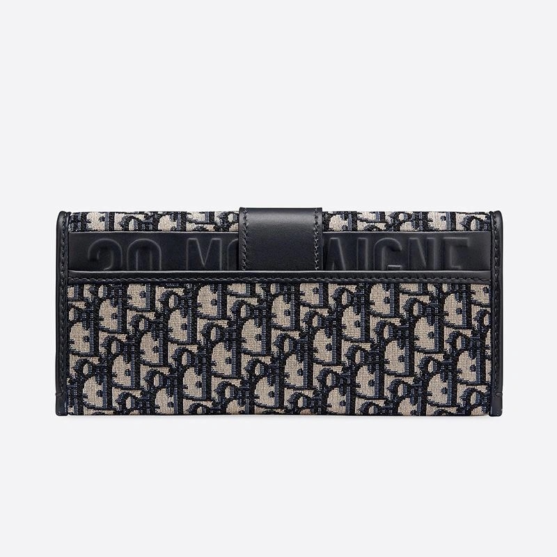 Dior 30 Montaigne Pouch Oblique Motif Canvas Blue - Image 3