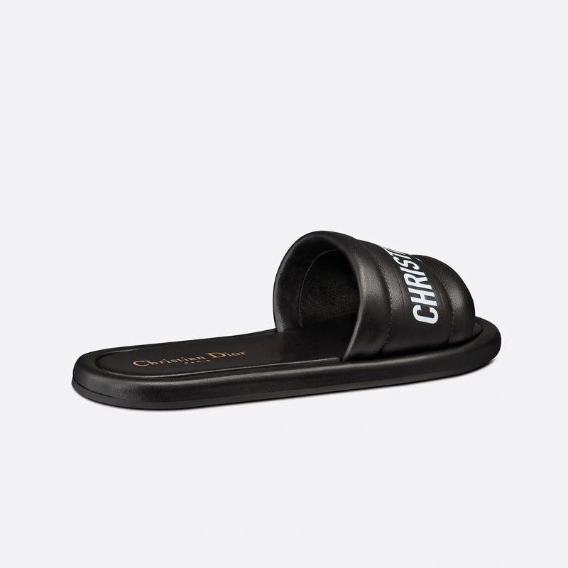 Dior Every-D Slides Women Lambskin Black - Image 3