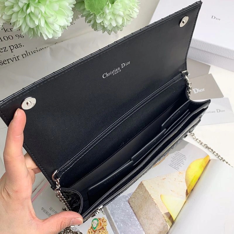 Dior Pouch Patent Cannage Calfskin Black - Image 4