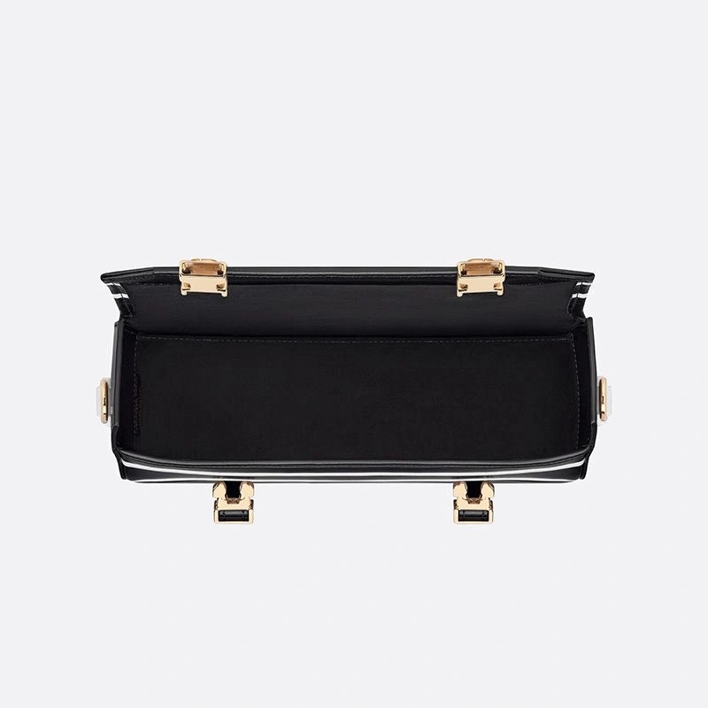 Small Diorcamp Messenger Smooth Leather Black - Image 4