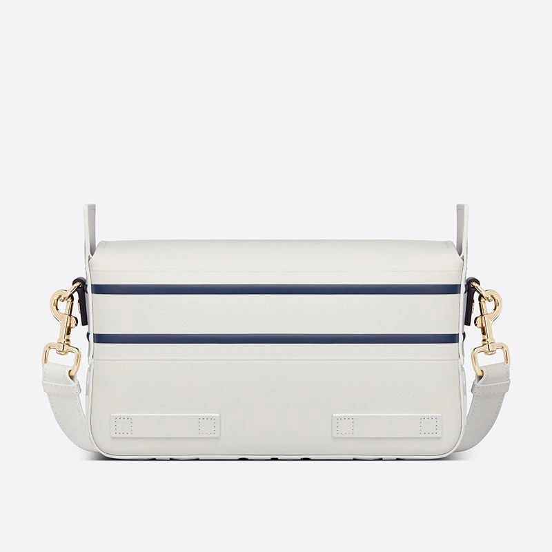 Small Diorcamp Messenger Smooth Leather White - Image 3