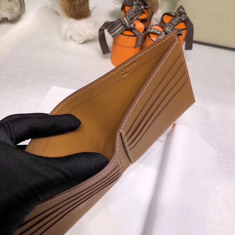 Hermes MC? Copernic Compact Wallet Epsom Calfskin In Brown - Image 4