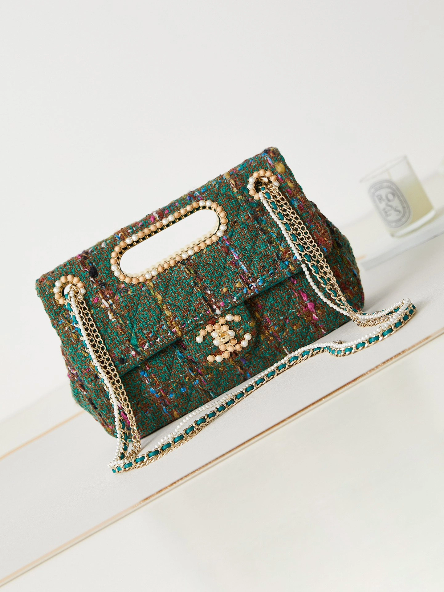 SportInspired CHANEL LARGE FLAP BAG WITH TOP HANDLE 952 - Image 4