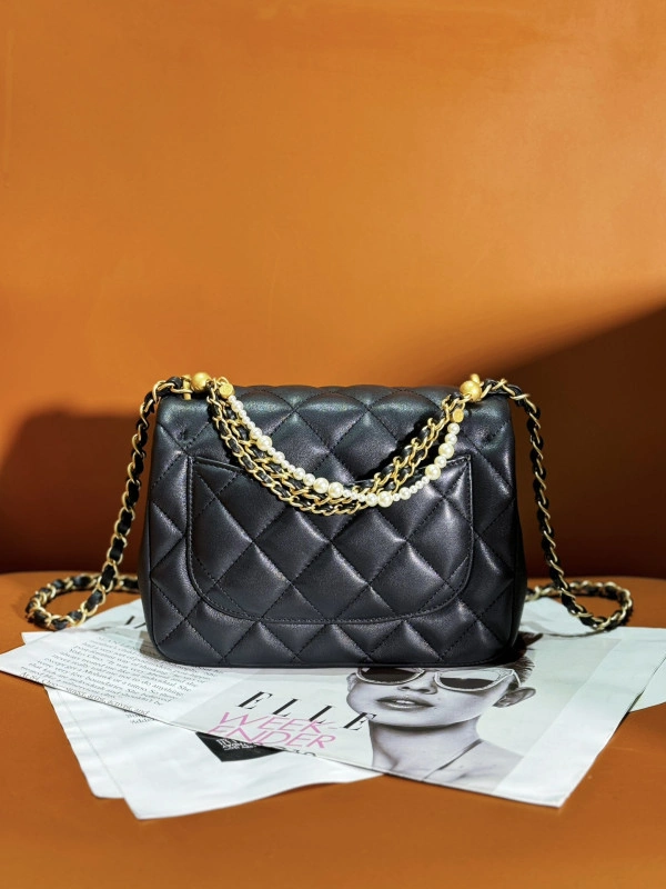 CHANEL FLAP BAG-14.5x19.5x7.5cm Trendy 345 - Image 3
