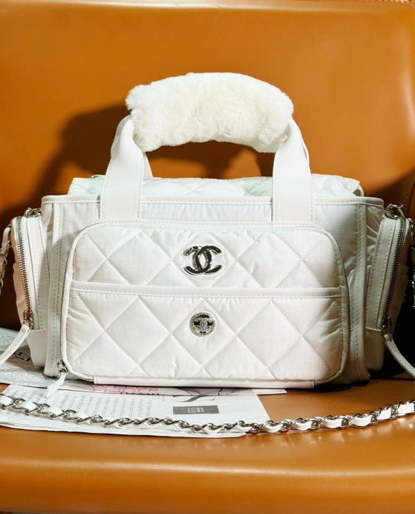 Trendy CHANEL LARGE BOWLING BAG 1466 - Image 10