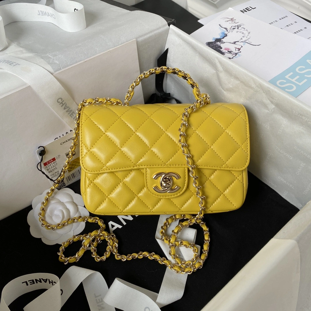 CHANEL FLAP BAG WITH TOP HANDLE-18CM HighQuality 931