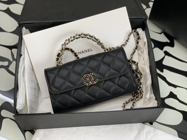 CHANEL FLAP BAG WITH TOP HANDLE-18CM NewStyle 928 - Image 4